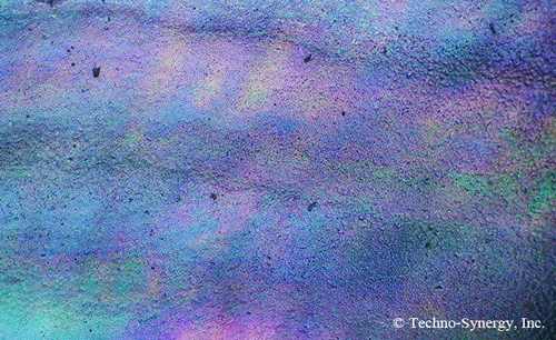 図4-3　トコブシ真珠層の顕微鏡画像　1